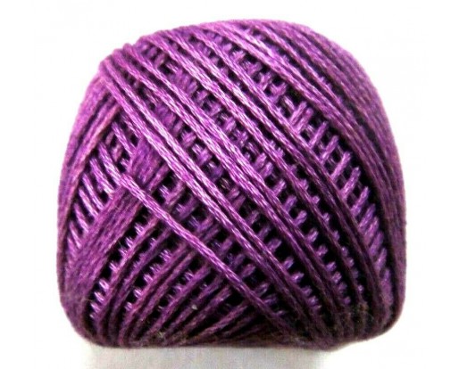 6 Ply - Dark Violet Strand Cotton Thick Thread Yarn Cross Stitch Embroidery